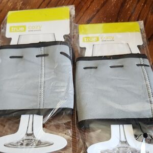 Cozy Gray Wine Koozie